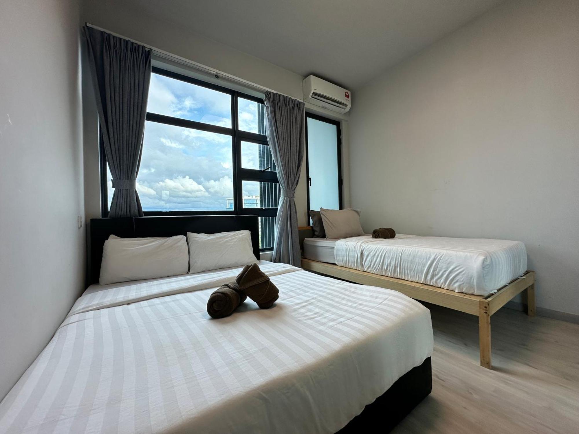 L Homestay Jesseltonquay Jq Kk City亚庇市区中心民宿2房1厕 コタキナバル エクステリア 写真